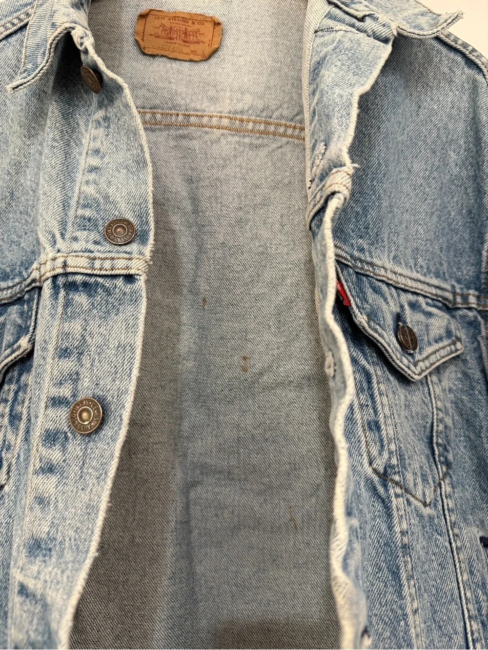 Vintage Levi’s Light Wash Denim Jacket - Men's